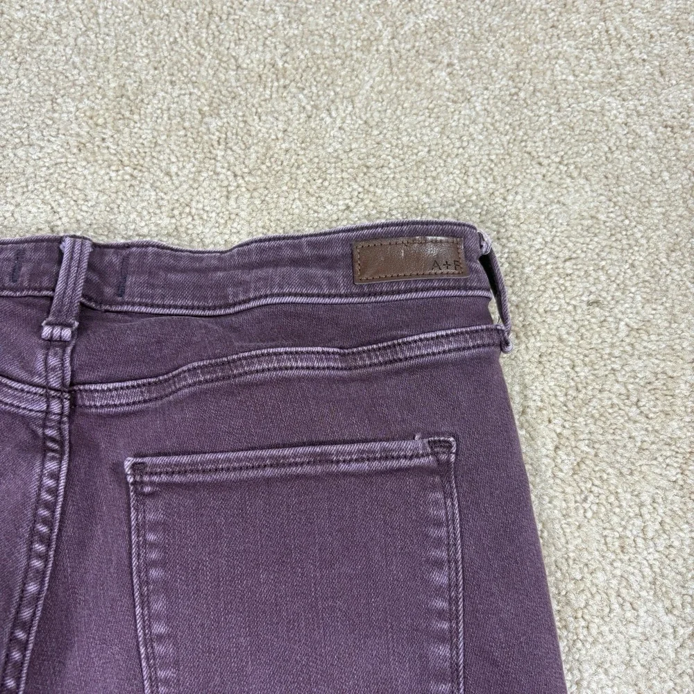 Abercrombie Fitch Harper Super Skinny Jeans Womens 28 6r Purple Mid Rise Stretch
